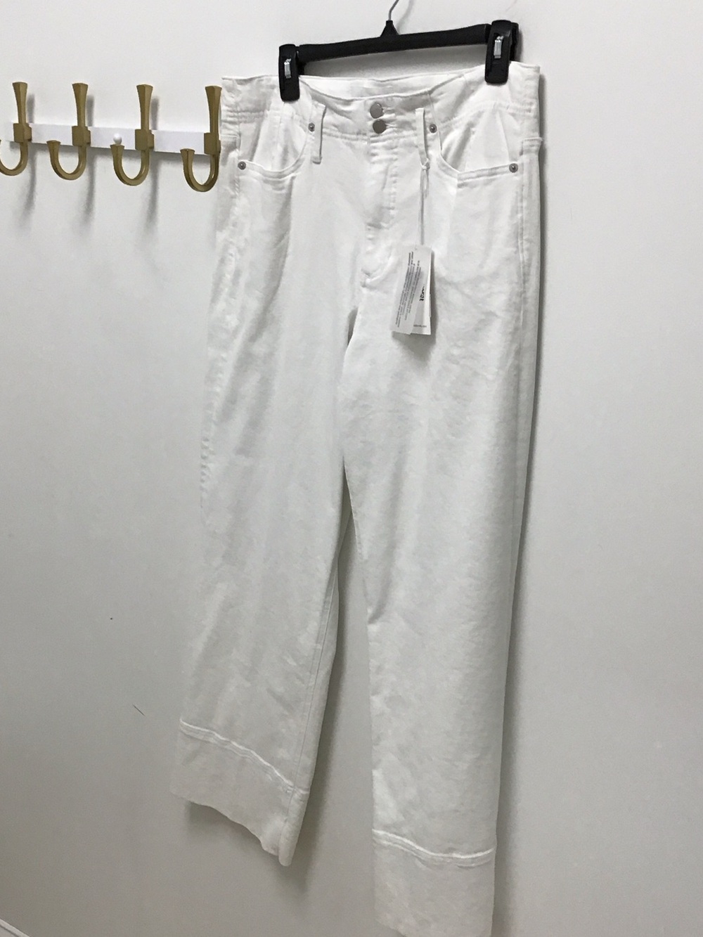 Dear John holly Crisp White High-Rise Straight Jeans